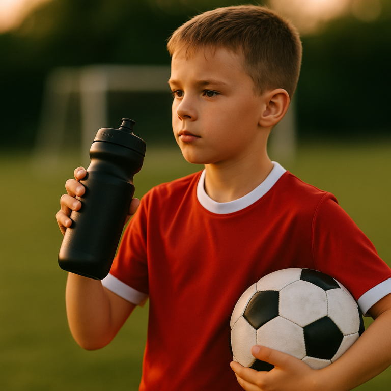 Bidon piłkarski kluczowy dla młodego sportowca