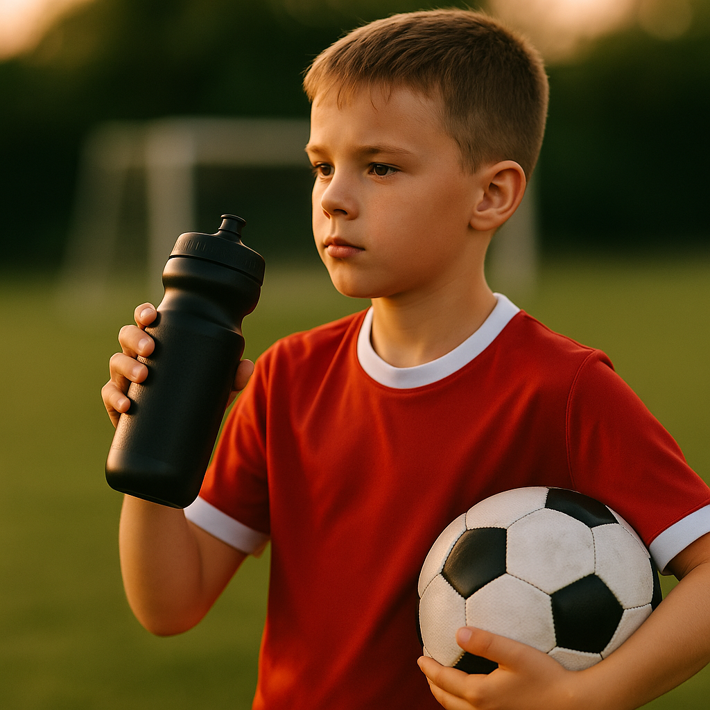 Bidon piłkarski kluczowy dla młodego sportowca