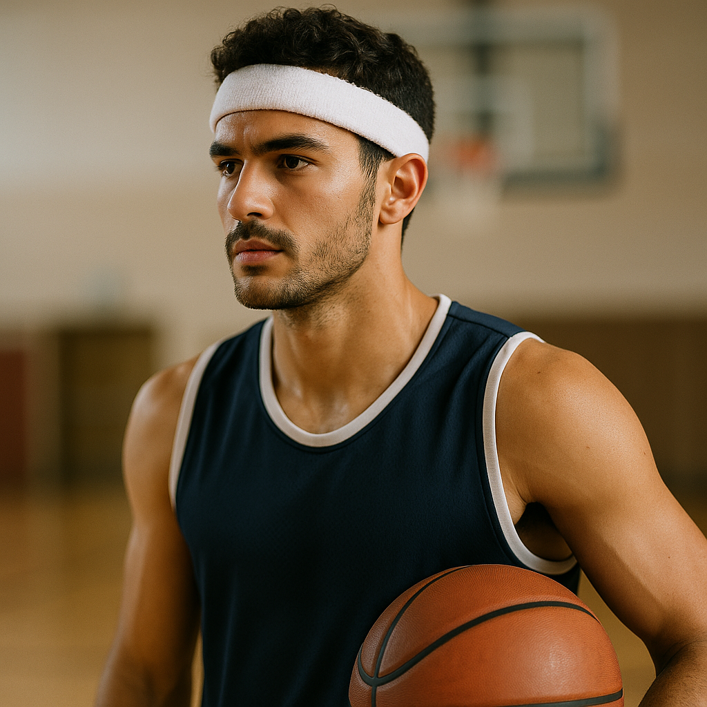 Opaska na głowę w koszykówce - styl i funkcjonalność